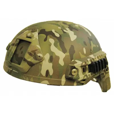 UNITED SHIELD Level IIIA Combat Helmet, Aramid, Size M, 1/2 in Pad Thickness