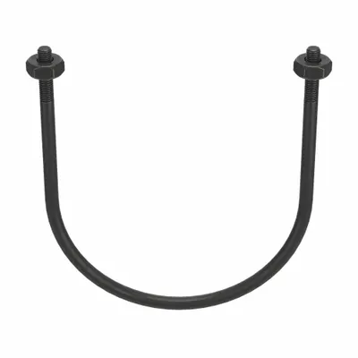 Standard U-Bolt: 1/2"-13 Thread Size, For Pipe Size 6 in, 8 3/8 in Inside Ht - Standard U-Bolts