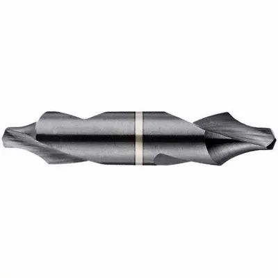 KEO Center Drill: Radius Type, #6, 118°, 3 in Overall Lg - High-Precision Radius-Tip Center Drills