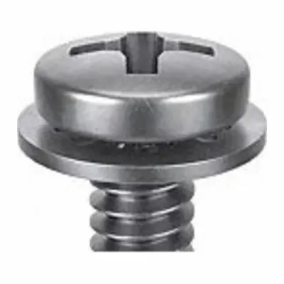 SEMS #4-40 x 1/8 in Stainless Steel Pan Head Machine Screw with - Machine Screws with Internal Tooth Lock Washers