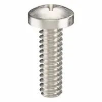 Machine Screw: #4-40 Thread Size, 3/8 in Lg, 18-8, Stainless Steel, Plain, Pan, Phillips, 50 PK (MPN ZSCRW-332)