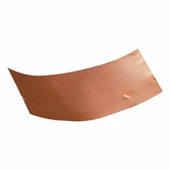 Copper foil shim for aligning or leveling components in Series 18 equipment. Includes hardware for installation. Suitable for use in industrial electrical enclosures and panels.