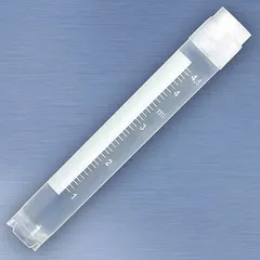 APPROVED VENDOR Cryogenic Vial, Polypropylene, 5 mL, Sterile, Colorless, Self-Standing, External Threads, with Closure (3015)