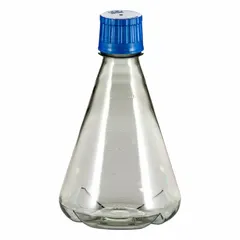 APPROVED VENDOR Polycarbonate Erlenmeyer Flask Baffled Base, 2000 mL, Graduated with Closure (FBC2000S)