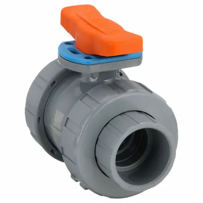 HAYWARD FLOW CONTROL Manual Two-Way Ball Valve: 2 in, CPVC, Straight - CPVC Ball Valves