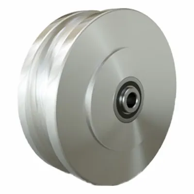 HAMILTON U-Groove Wheel, 6 in Dia, 2 in Wd, 1/2 in Axle, 1,575 lb Capacity - U-Groove Wheels