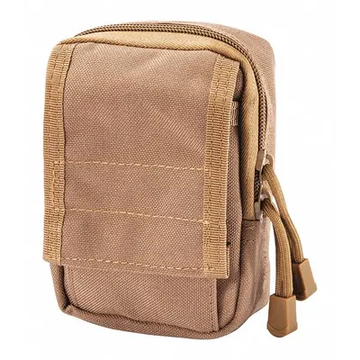 BARSKA BI12632 Medical Pouch, Tan Nylon, 3 1/2 in x 1 1/4 in, Zipper Closure - Medical Pouches