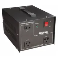 APPROVED VENDOR Step Up/Step Down Voltage Converter: 1.5 kVA Power Rating, Single Phase, 50/60 Hz