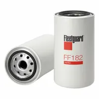 Spin-on fuel filter with cellulose media. Overall length 6 15/16 in, outside diameter 3 11/16 in, inside diameter 2 7/16 in. Used in diesel engine fuel systems to remove contaminants