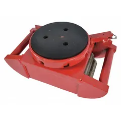 This steel swivel skate kit is a replacement part for machine rollers. It is used to facilitate controlled swivel movement of heavy equipment during positioning or relocation in industrial environments. The kit is compatible with select machine roller models.
