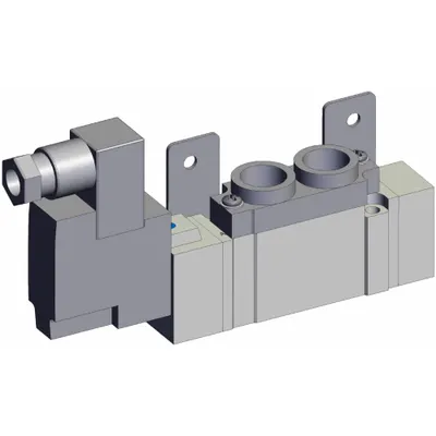 SMC SY7120-5DZ-02T-F2 SY7000 Series Single Solenoid - SMC SY Series Directional Control Valves
