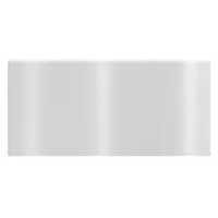 This IVES door kick plate is fabricated from stainless steel, measuring 34 inches wide by 12 inches high. It is mounted at the bottom of a door to protect the surface from scuffs, scratches, and impacts in high-traffic areas such as commercial and industrial facilities