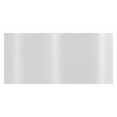 IVES 8400 US32D 12X34 B-CS Stainless Steel Door Kick Plate, 34 in W x 12 in H - Standard Door Kick Plates