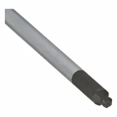Ball end hex screwdriver with 2.5 mm tip size and standard length shaft. Friction-type handle provides secure grip. Ball end allows access at angles up to 30 degrees for fastening in confined spaces.