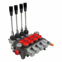 CHIEF Hydraulic Directional Control Valve: Four-Way / Three Positions, Tandem Center, 4 Spools (MPN 220840)