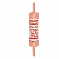 MERSEN Fuse: Class K5, OT Series, Fast-Acting, 90 A, 250 V AC, 250 V DC, Non-Indicating (MPN OT90)