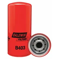 Spin-on oil filter with cellulose media for removing contaminants from engine oil. Features a 50 psid bypass valve to maintain oil flow when the filter is restricted. Thread size 1-12, overall height 8 1/8 in, outside diameter 3 11/16 in. Compatible with Renault vehicles