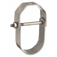 Clevis Hanger: 304 Stainless Steel, For 2 in Pipe, For 3/8 in Threaded Rod, 610 lb Load Capacity (MPN 4060200S4)