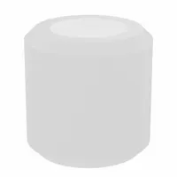 This general purpose plastic sleeve bearing features a 3/8 in bore, 5/8 in OD, and 5/8 in overall length. Made of off-white nylon, it is suitable for low-speed, light-load applications such as conveyors, packaging machinery, and agricultural equipment. The nylon material provides self-lubrication and wear resistance. Sold in a pack of 25
