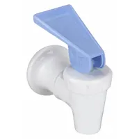 This OASIS dispensing spout is made of blue plastic with a 3/8 in NPT inlet connection. It is designed for use with Oasis Atlantis Pou Coolers. Commonly used in commercial or institutional settings to provide a point for dispensing drinking water