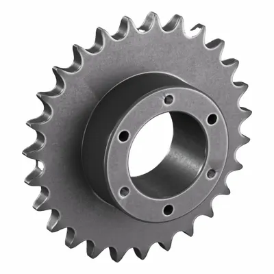 TRITAN Sprocket: For 80 Chain, 27 Teeth, 8.614 in Pitch Dia, 9.16 in Outside Dia - Size 80 Bushed-Bore Roller Chain Sprockets