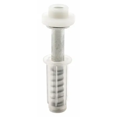 PRIME-LINE N 7302 Pivot Guide, 2-1/16 in L, 3-3/4 in W, 30 lb Capacity - Hanging Door Guides