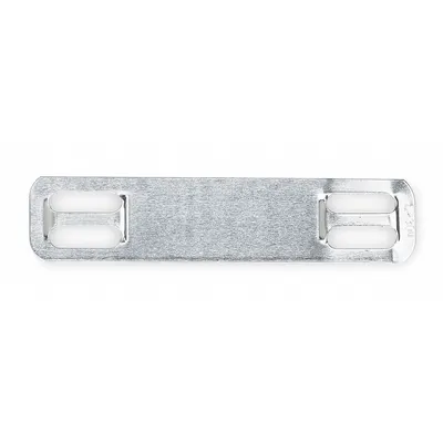 PANDUIT Marker Plate: Rectangle, 3/8 in x 1/3/4 in, 304 Stainless Steel, 0.01 in Thick - Plates for Label Stamping Presses