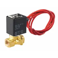 ASCO Solenoid Valve: 2-Way, Normally Closed, 24V AC, Open Frame, Compact, Brass Body, FKM Seal (MPN U8256A091V)