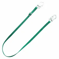 MSA Positioning Lanyard: Steel Snap Hook, Steel Snap Hook, 6 ft Lg, 310 lb Capacity, Adj Lg (MPN 10201456)