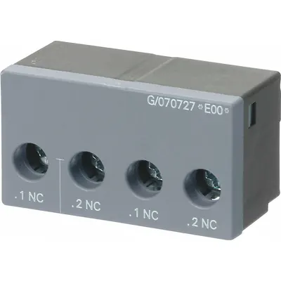 Siemens Auxiliary Switch: 2NO, Front Mount - Siemens Auxiliary Contacts