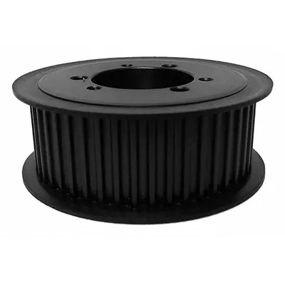 OEM HTD Section QD Bushed Timing Pulley, 68 Teeth, Black Oxide, For SDS Bushing - HTD Section QD Bushed Timing Pulleys