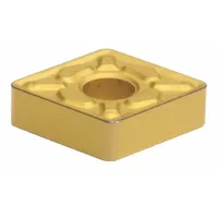 Diamond indexable turning insert with CNMG geometry, designed for finishing and medium machining operations. Suitable for turning hardened steels and cast irons in precision applications
