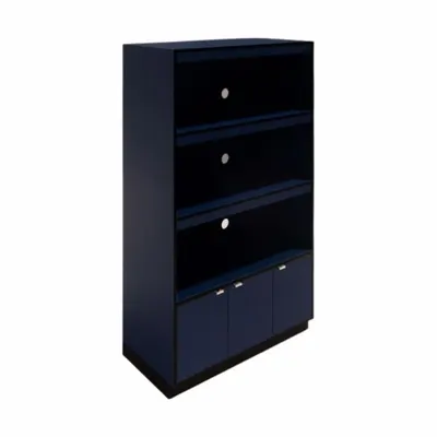PLYMOLD Microwave Cabinet: Microwave Cabinet, Leveling Glides, Atlantis, 47 in Overall Wd - Microwave Cabinets