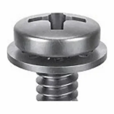 SEMS #4-40 x 1/4 in Stainless Steel Pan Head Machine Screw with - Machine Screws with Internal Tooth Lock Washers