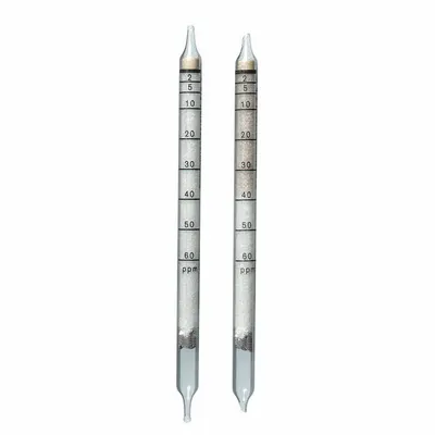 DRAEGER H2S Gas Detection Tube for Accuro Pump, 10-Pack, 2-60 ppm - Gas Detection Tubes For Use In DRAEGER Accuro Pumps