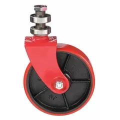 This caster kit is designed for use with powered-lift/manual-push platform lift trucks. It provides replacement or upgrade casters for lift tables and pallet positioners in material handling applications.