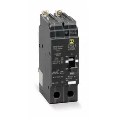 Bolt-on miniature circuit breaker rated 80 A, 277/480V AC, single phase, 2 poles. Maximum interrupting rating 18 kA at 277/480V AC. Provides overcurrent protection in electrical distribution systems for use with Square D NF panelboards.