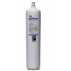 This 3M water filter is designed for use in drinking fountains and beverage machines. It features activated carbon filter media and reduces cysts. With a flow rate of 5 gpm and a capacity of 54,000 gallons, it is suited for commercial foodservice and office hydration applications. Overall height is 23 5/8 inches.