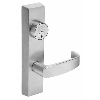 SARGENT 713-8 ETL RHRB 26D Mechanical Exit Device Trim, Chrome, Lever - Trim, Handles & Pulls for Exit Push Bars