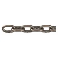 PEERLESS Straight Chain: 3/8 in Chain Trade Size, 43 Chain Grade, Carbon Steel, Straight, Plain (MPN 5031420)