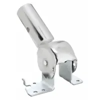This handle socket is a replacement part for upright vacuum cleaners. It connects the vacuum wand to the handle, enabling proper airflow and maneuverability during cleaning. The part number is 381831SV