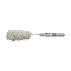 Cotton bead lubricant swab with twisted wire construction. Overall length 12 in, width 2-1/2 in. Used to apply lubricant to tire beads during mounting and demounting in tire service applications.