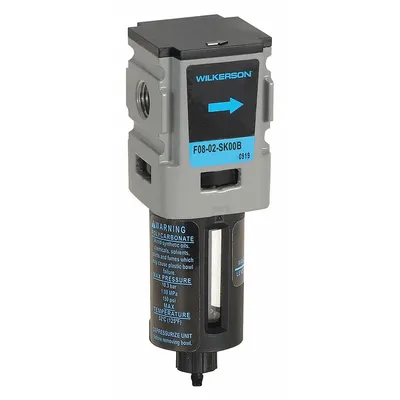 WILKERSON Compressed Air Filter: Particulate, 1/4 in NPT, 5 micron, 42 cfm - Wilkerson FRL Air Filters