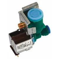 Genuine OEM water inlet valve for refrigerators and freezers. Controls water flow to ice makers and water dispensers. Replaces faulty valves to restore proper water supply