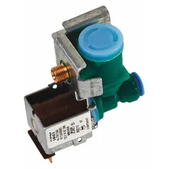 Genuine OEM water inlet valve for refrigerators and freezers. Controls water flow to ice makers and water dispensers. Replaces faulty valves to restore proper water supply.