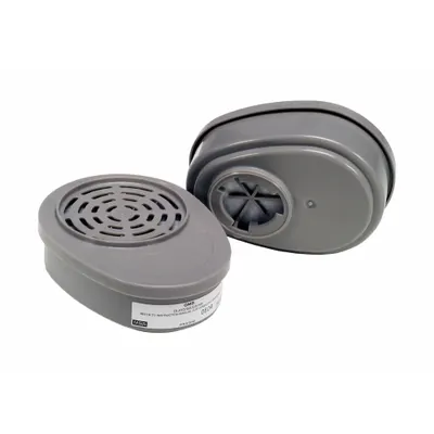 MSA 815356 Advantage 420 Series Hydrogen Sulfide Cartridge - MSA Advantage 200 LS, 420, 1000, 3000, 4000 Reusable Respirators Compatible Filters & Cartridges