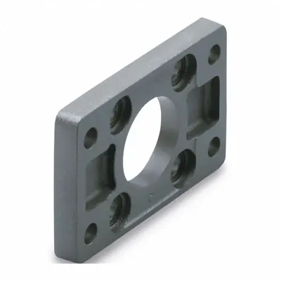 SPEEDAIRE Flange Mounting Kit, 80 mm Bore, Steel, G5080 - Flange Mounting Hardware