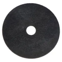 General purpose cut-off wheel for carbon and stainless steel. Type 1 wheel with 36-grit aluminum oxide abrasive. Measures 4 inches diameter, 3/32 inch thickness, 5/8 inch arbor hole. Suitable for fabrication, maintenance, and repair cutting applications