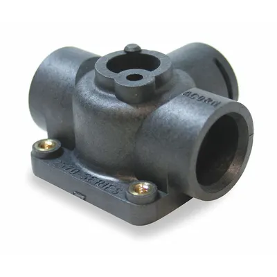 ACORN Valve Body: Air-Trol, Noryl, 2 1/8 in Overall Wd, 2 3/8 in Overall Ht - Valves, Cartridges & Flow Controls Parts for Institutional Toilets