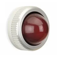 SCHNEIDER ELECTRIC Pilot Light Lens: 30 mm Panel Mounting Hole Dia, Red, Domed, 9001K/9001SK (MPN 9001R6)